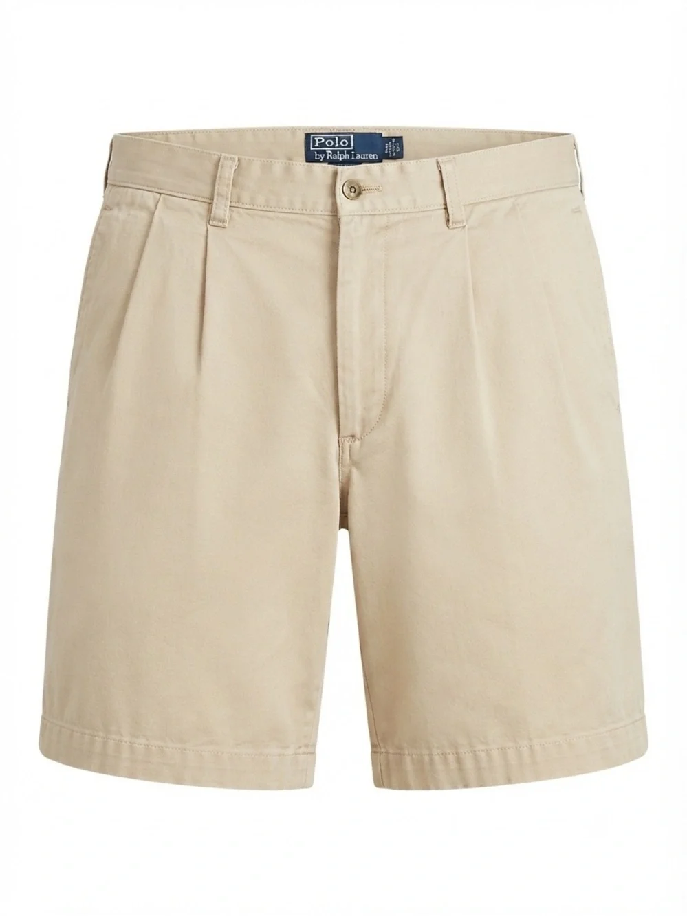 Polo Ralph Lauren Tyler Pleated Beige Chino Shorts Size 35